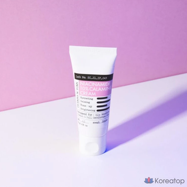 Крем Derma Factory с ниацинамидом 10% и каламином, 30 г, 1 шт.