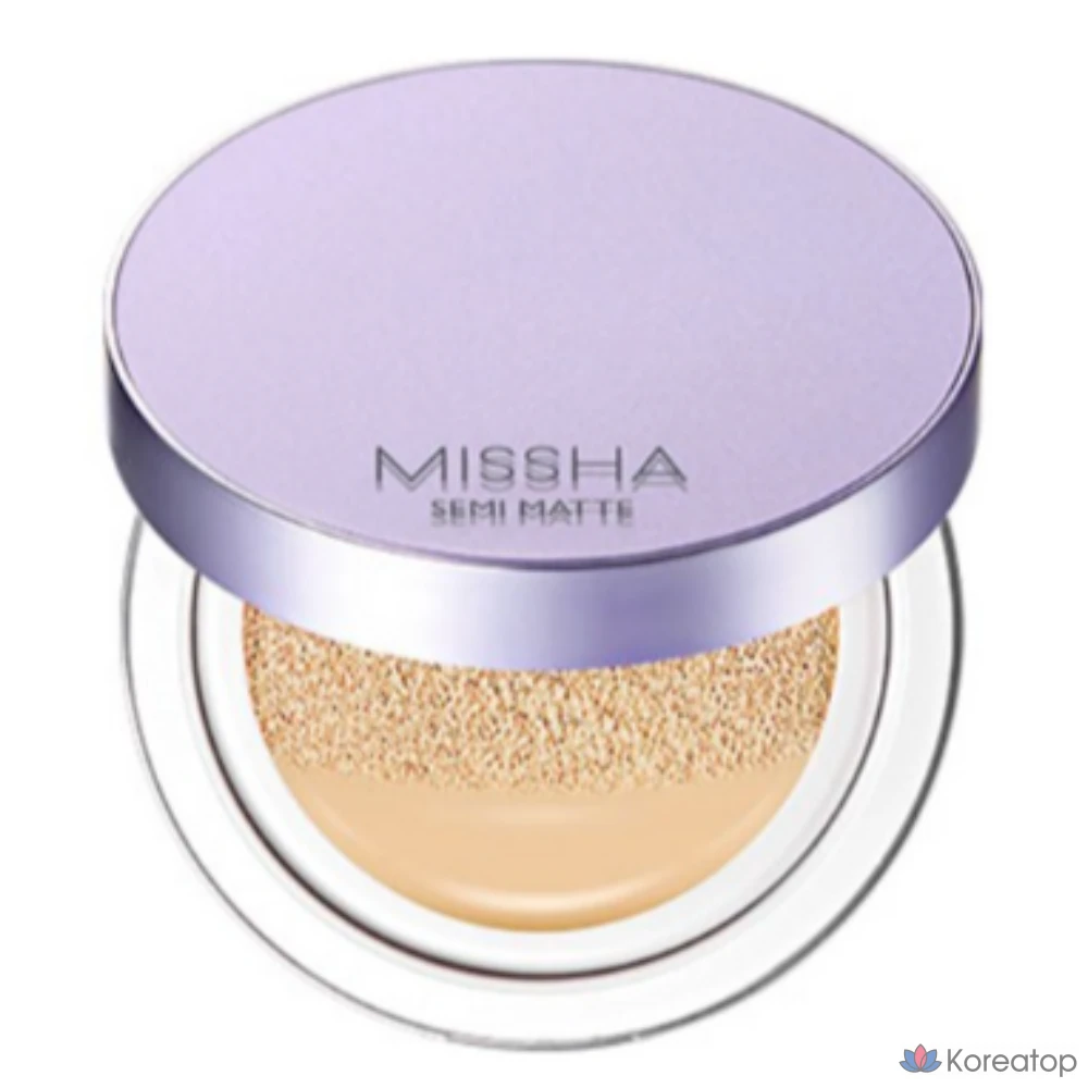 Тональный крем Missha Layering Fit Cushion Foundation Semi-Matte, 14 г, № 23 Песочный, 1 шт.