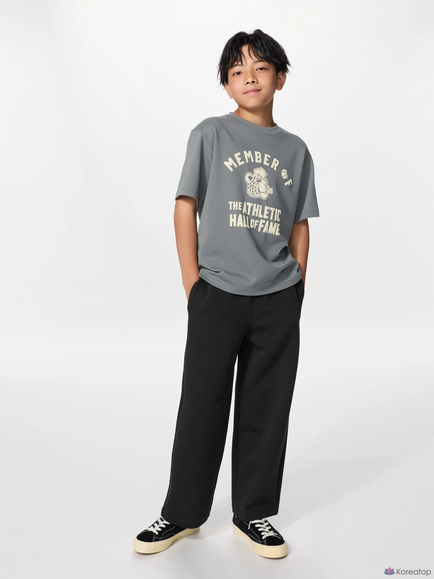 Брюки детские Uniqlo Dry Sweat Wide Pants