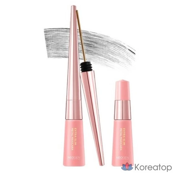 Набор для планирования Neogendermalogie Extra Slim Metal Mascara + сменный блок, черный, 1 шт.