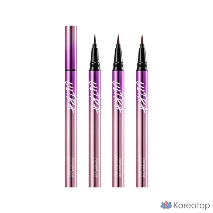 Ультрастойкая тонкая подводка для глаз Missha Ultra Powerproof Thin Pen Liner, 0.4g, коричневая, I5980, 1 шт.
