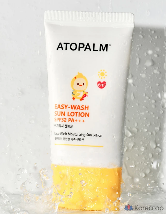 Солнцезащитный лосьон Atopalm Easy Wash SPF32 PA+++, 60 мл, 1 шт.
