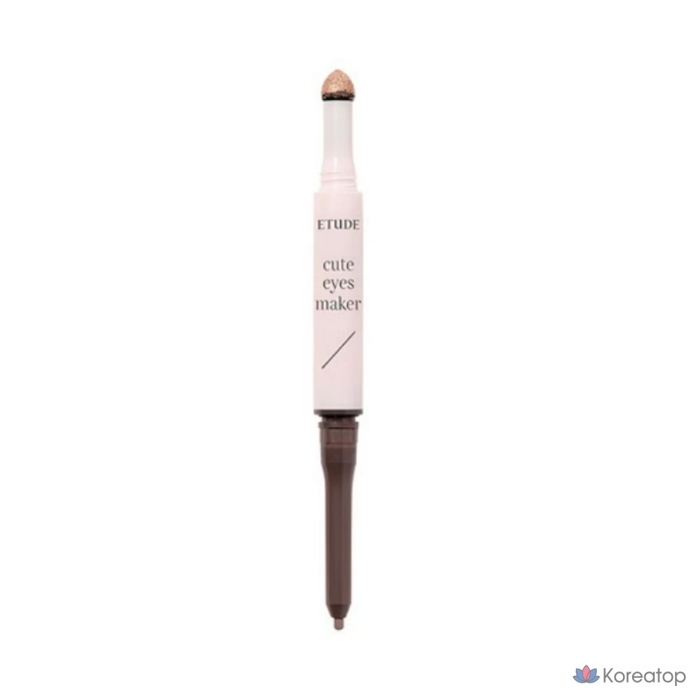 Набор подводки для глаз Etude House Aegyo-sal Maker Liner 0.1g + блестки 0.5g, оттенок Rose Shimmer (№ 3), 1 шт.