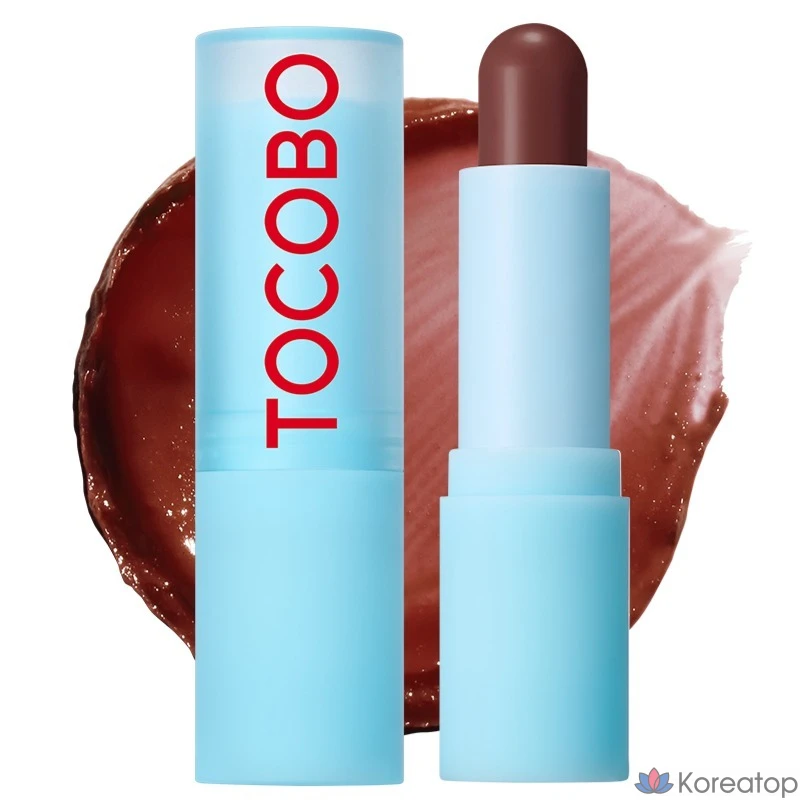 Тональный бальзам для губ Tokobo Glass, 017 Choco Jam, 3,5 г, 1 шт.