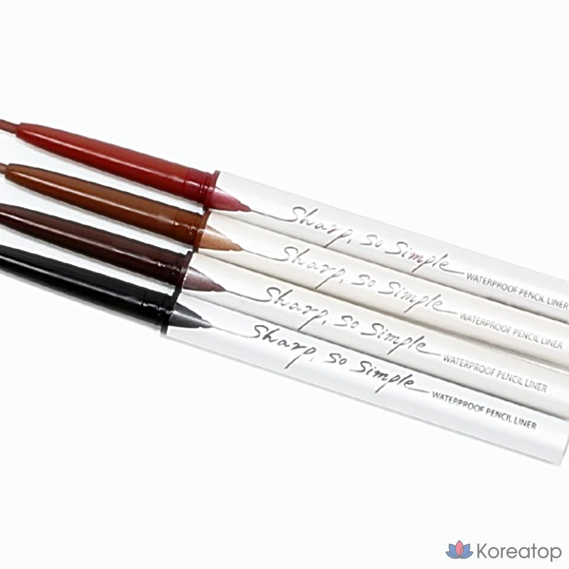 CLIO CLUB CLIO Sharp So Simple Водостойкий карандаш для глаз 0,14 г, подводка для глаз, теплый оттенок, 1 шт., фото 2