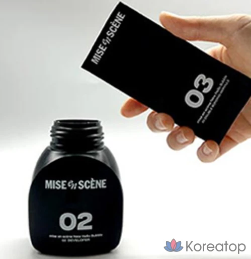 Краска для волос Mise en Scene Hello Bubble, оттенок 3AB пепельно-черный, 1 шт., фото 6