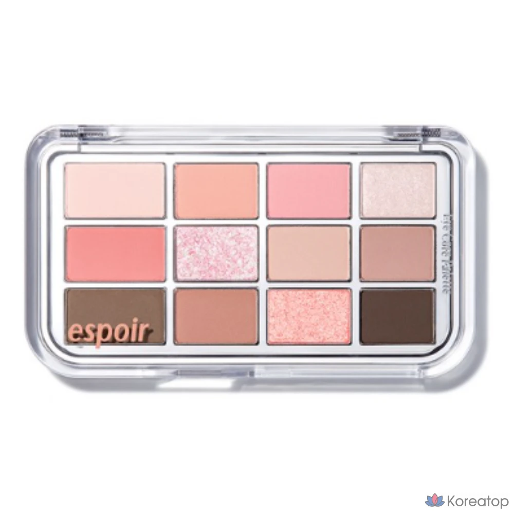 Палетка теней для век Espoir Eye Core Palette, № 1 CORAL Posh Coral, 1 шт.