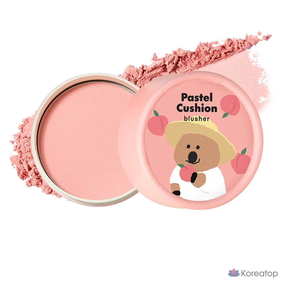 Румяна-кушон The Face Shop Pastel Cushion Blusher, 5 г, оттенок Salty Peach, 1 шт.