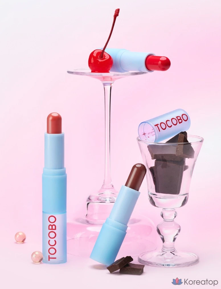 Тональный бальзам для губ Tokobo Glass, 017 Choco Jam, 3,5 г, 1 шт., фото 4