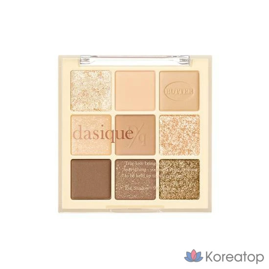 Палитра теней Dasique 17 Buttercream, 7 г, 1 шт.