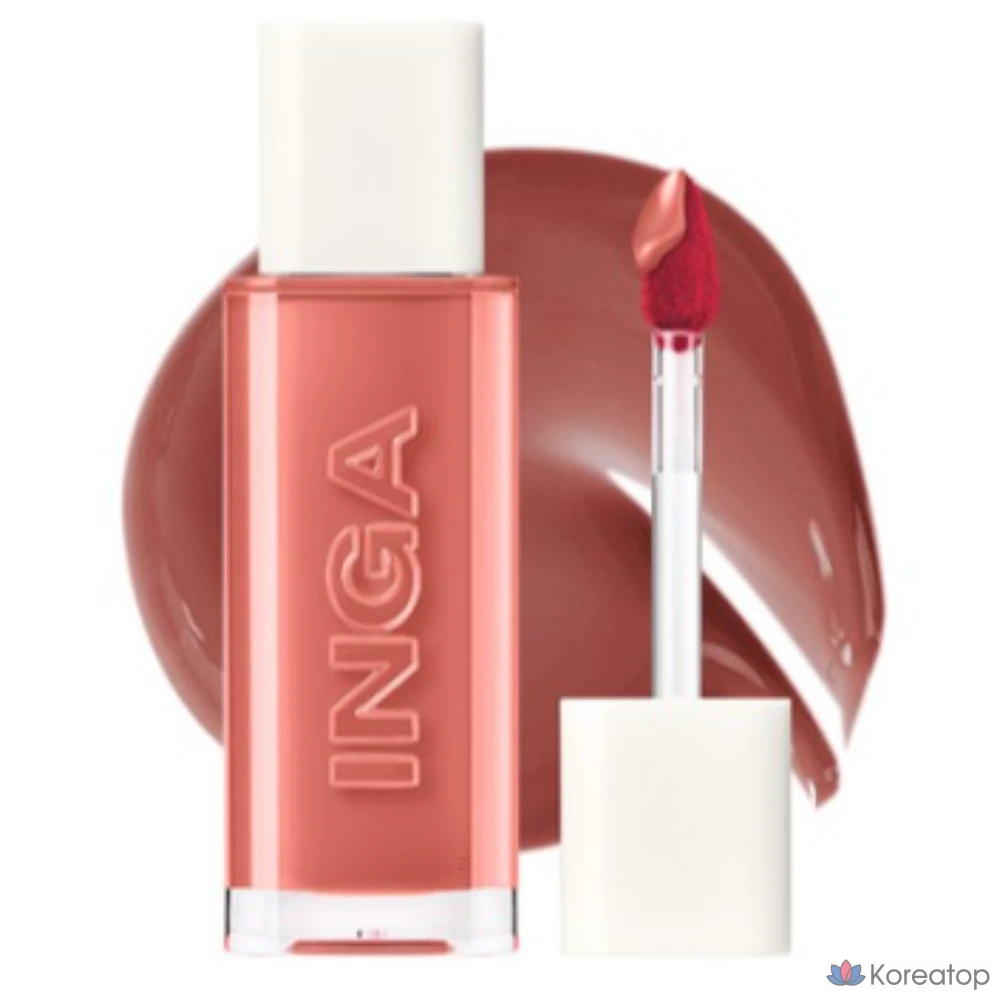 Тинт для губ ROM&ND Water Glow 4,5 г, оттенок нюдово-имбирный, 1 шт.