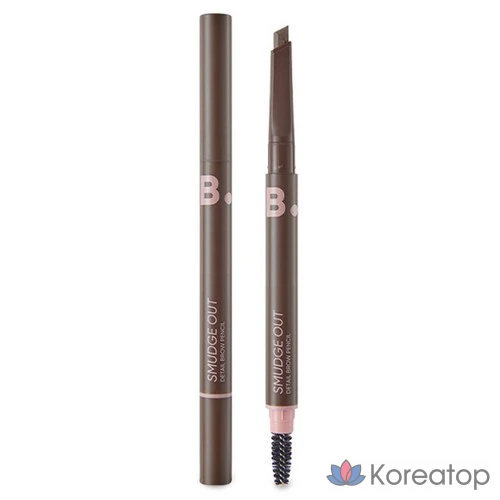 Карандаш для бровей Vanillaco Smudge Out Detail Brow Pencil, 0,3 г, 1 шт., цвет 01 темно-коричневый