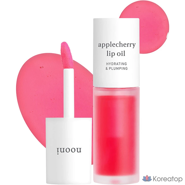 Масло для губ Nuni с ароматом яблока и вишни, 3,7 мл, 1 шт.