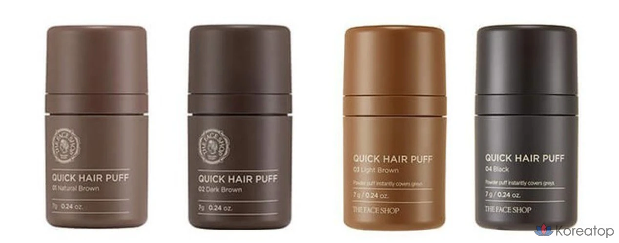 Пуховка для волос The Face Shop Quick Hair Puff 7 г, 04, черная, 1 шт., фото 5