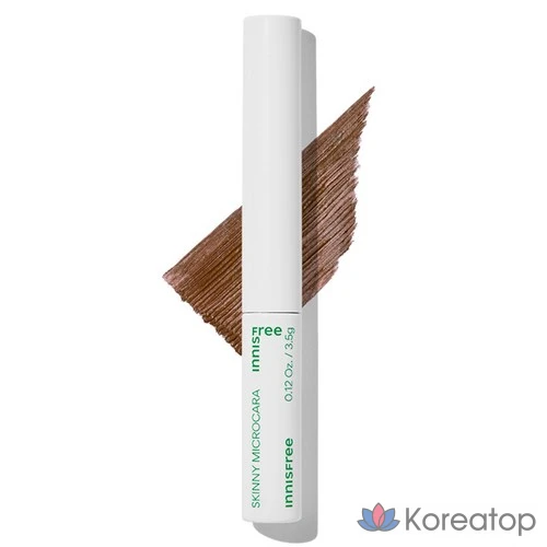 Тушь для ресниц Innisfree Skinny Mascara Zero, 3,5 г, № 2, коричневый, 1 шт.