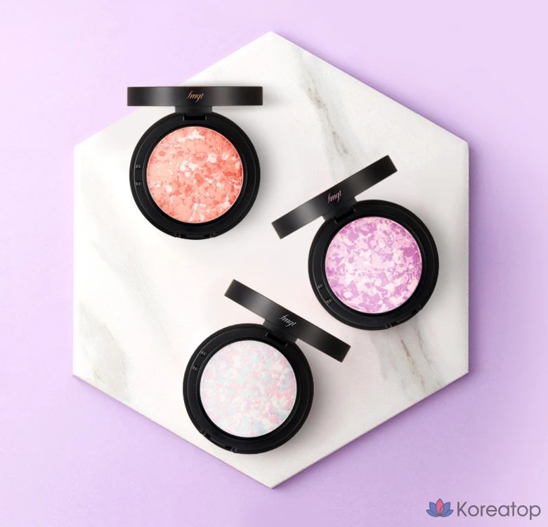 Румяна FMGT Marble Beam, 7 г, № 01 Love Pink, 1 шт., фото 4