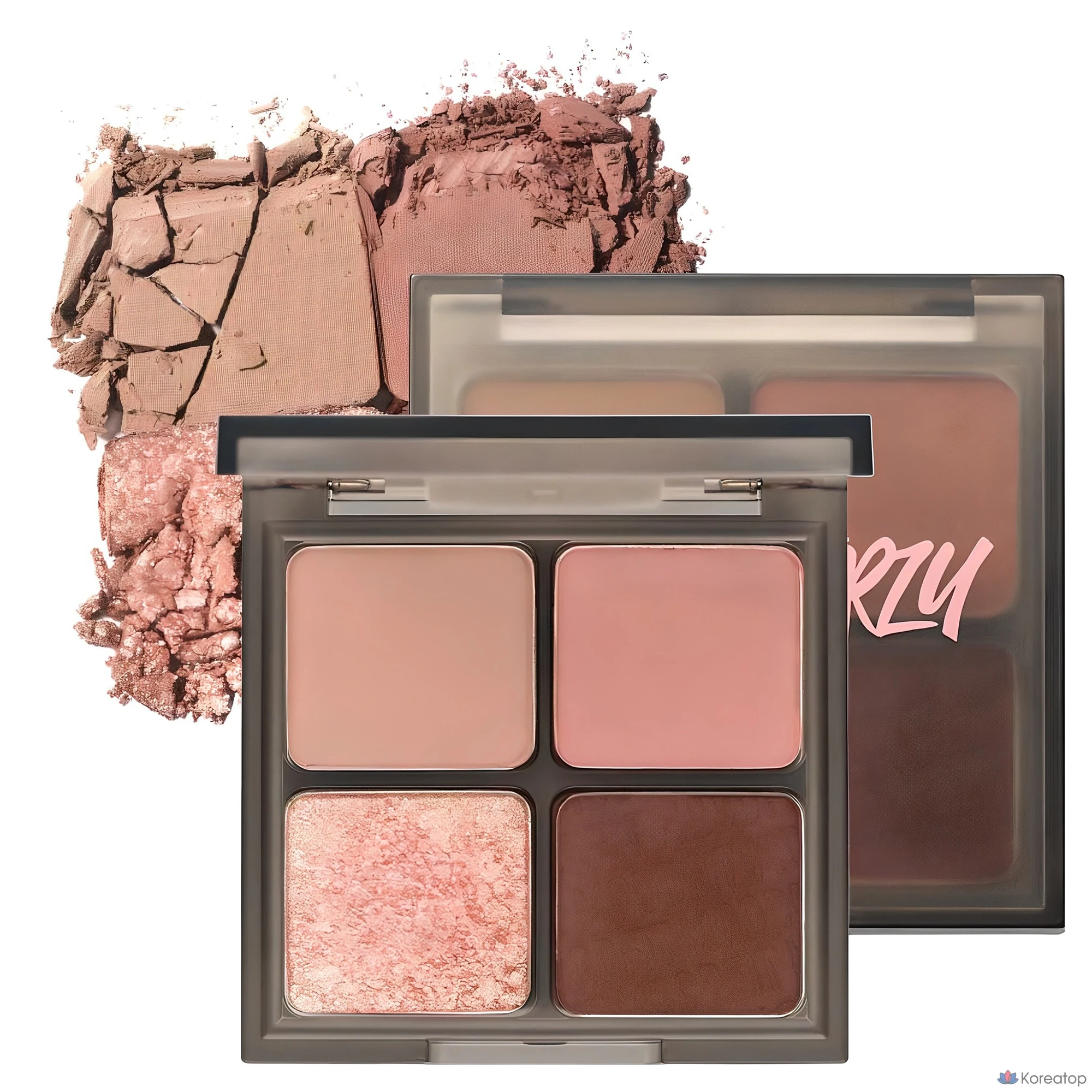 Палетка теней MERZY Mood Fit, S1 Amusing Rose, 1 шт.