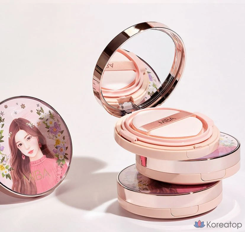 Тональный крем Miba Wang Cushion Season 2, 25 г, № 23, для успокоения кожи, 1 шт., фото 10