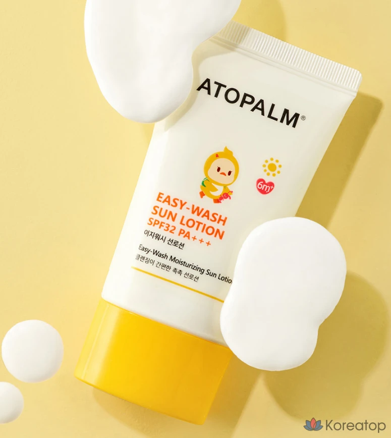 Солнцезащитный лосьон Atopalm Easy Wash SPF32 PA+++, 60 мл, 1 шт.