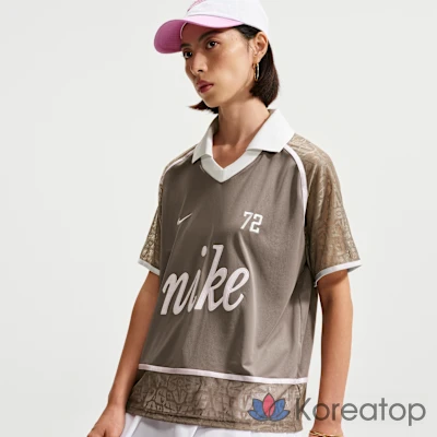 Топ женский Nike Sportswear Lace Polo Jersey Top, фото 3