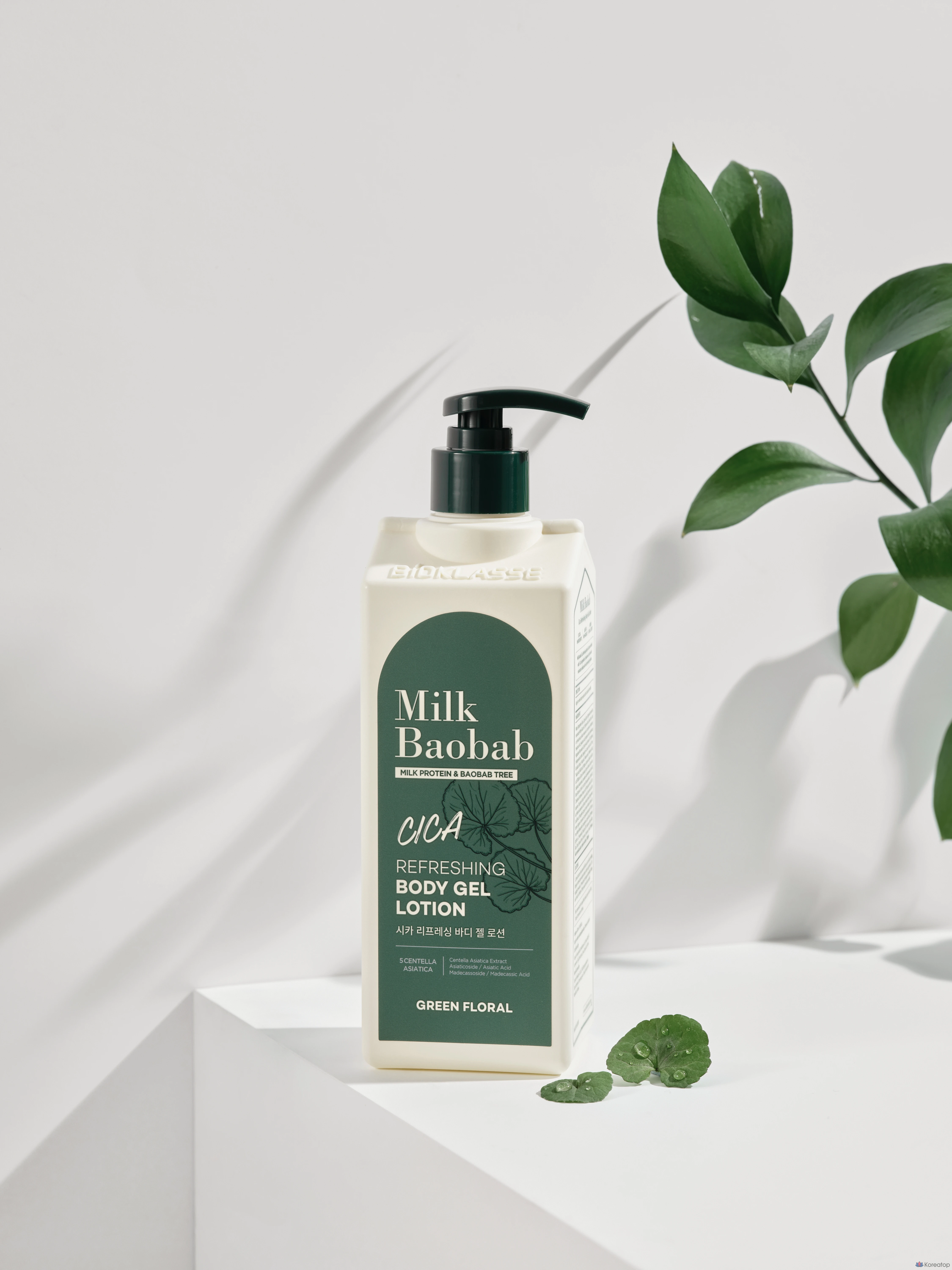 Освежающий гель-лосьон для тела Milk Baobab Cica с зелеными цветочными нотками, 500 мл, 1 шт.