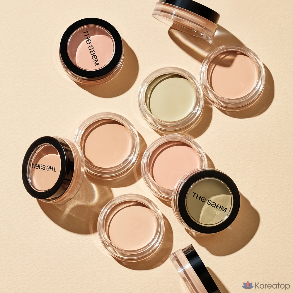 Консилер The Saem Cover Perfection Pot, 6 г, 01 Прозрачно-бежевый, 1 шт.