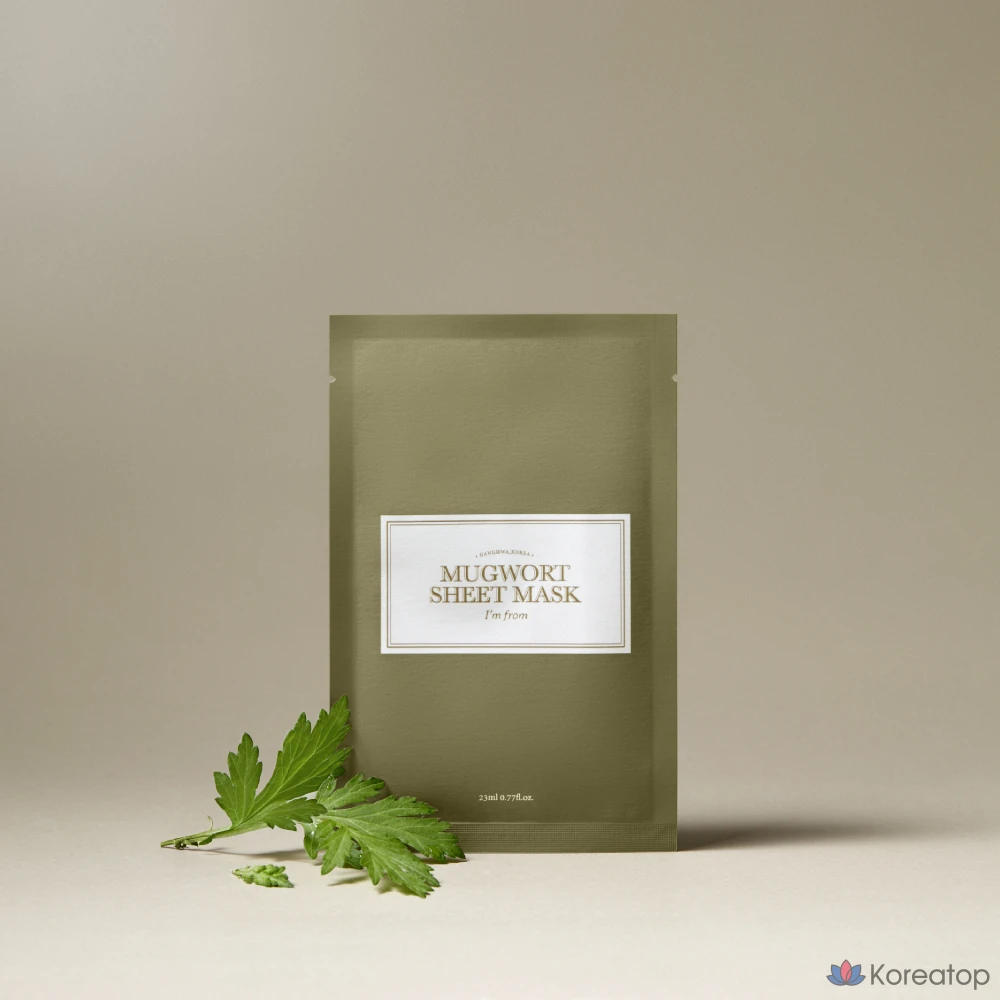 Тканевая маска для лица I'm From Mugwort, 23 мл, 1 упаковка, 40 штук., фото 2