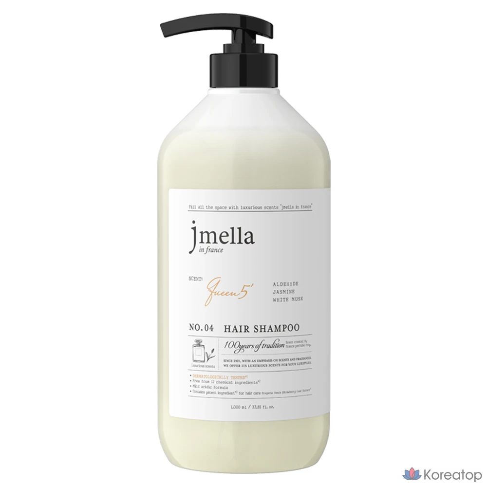 Шампунь для волос Jmella In France Queen 5 с жасминовой пудрой, 1 шт., 1 л