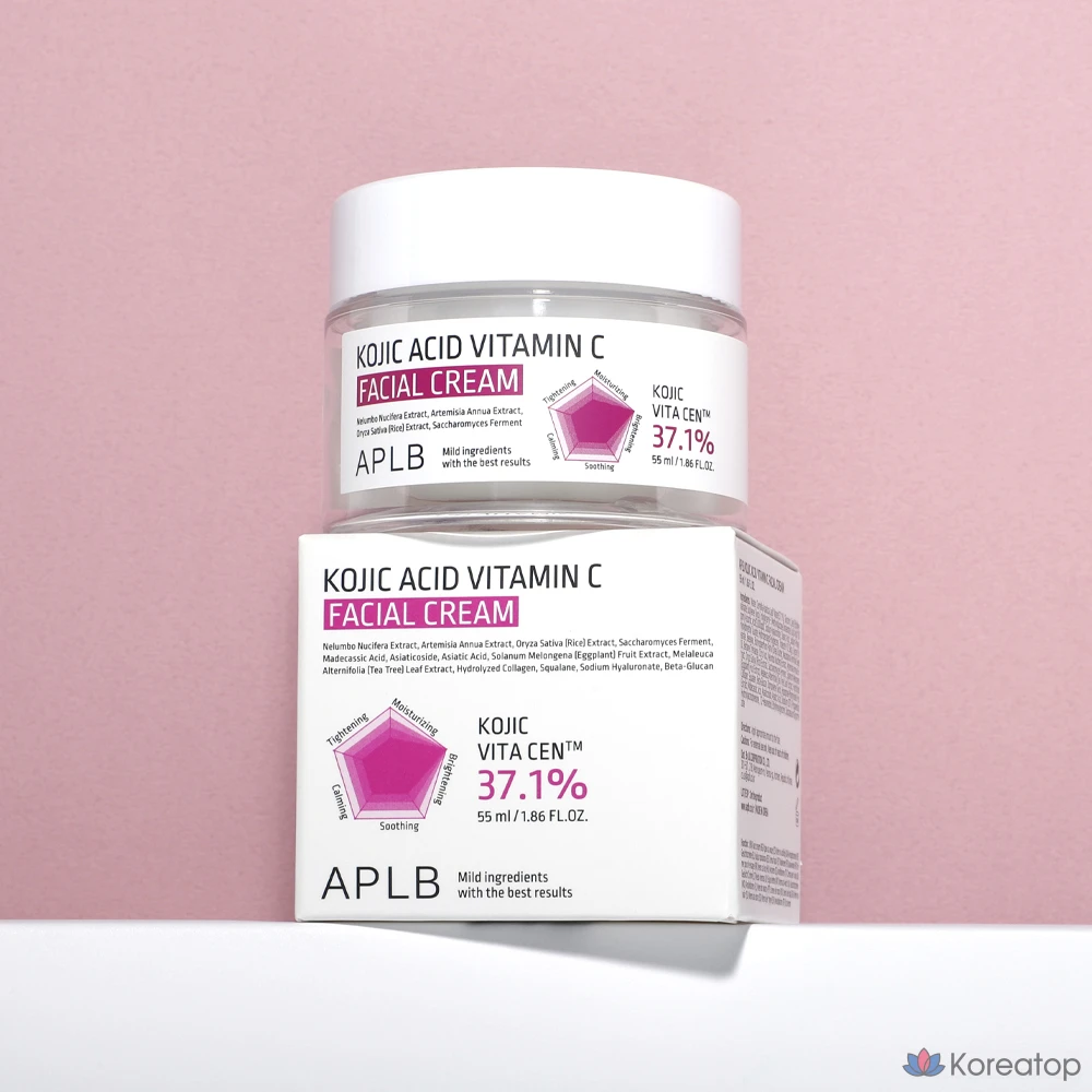 Крем для лица APLB с койевой кислотой и витамином С, 55 мл, 1 шт.