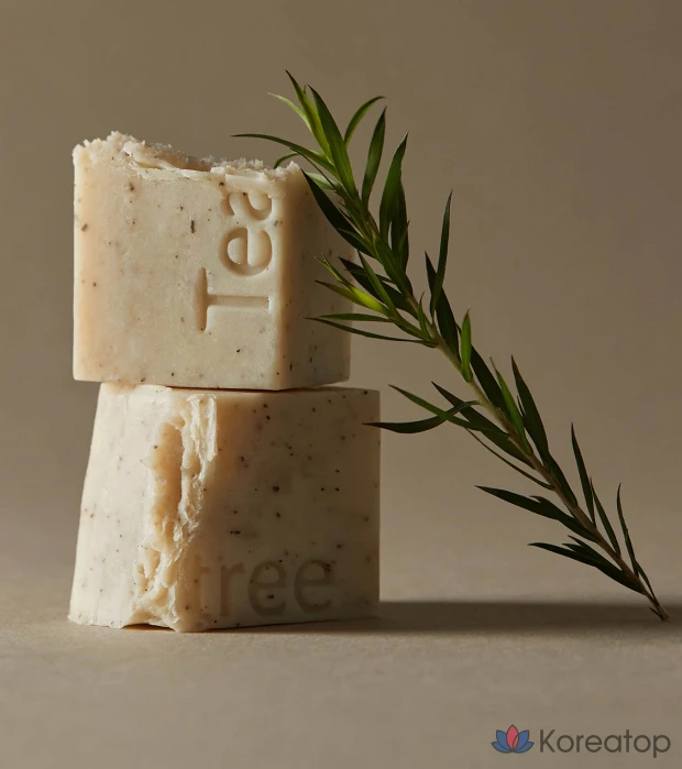 Очищающее мыло Aromatica Tea Tree Balancing Cleansing Bar, 110 г, 1 шт.