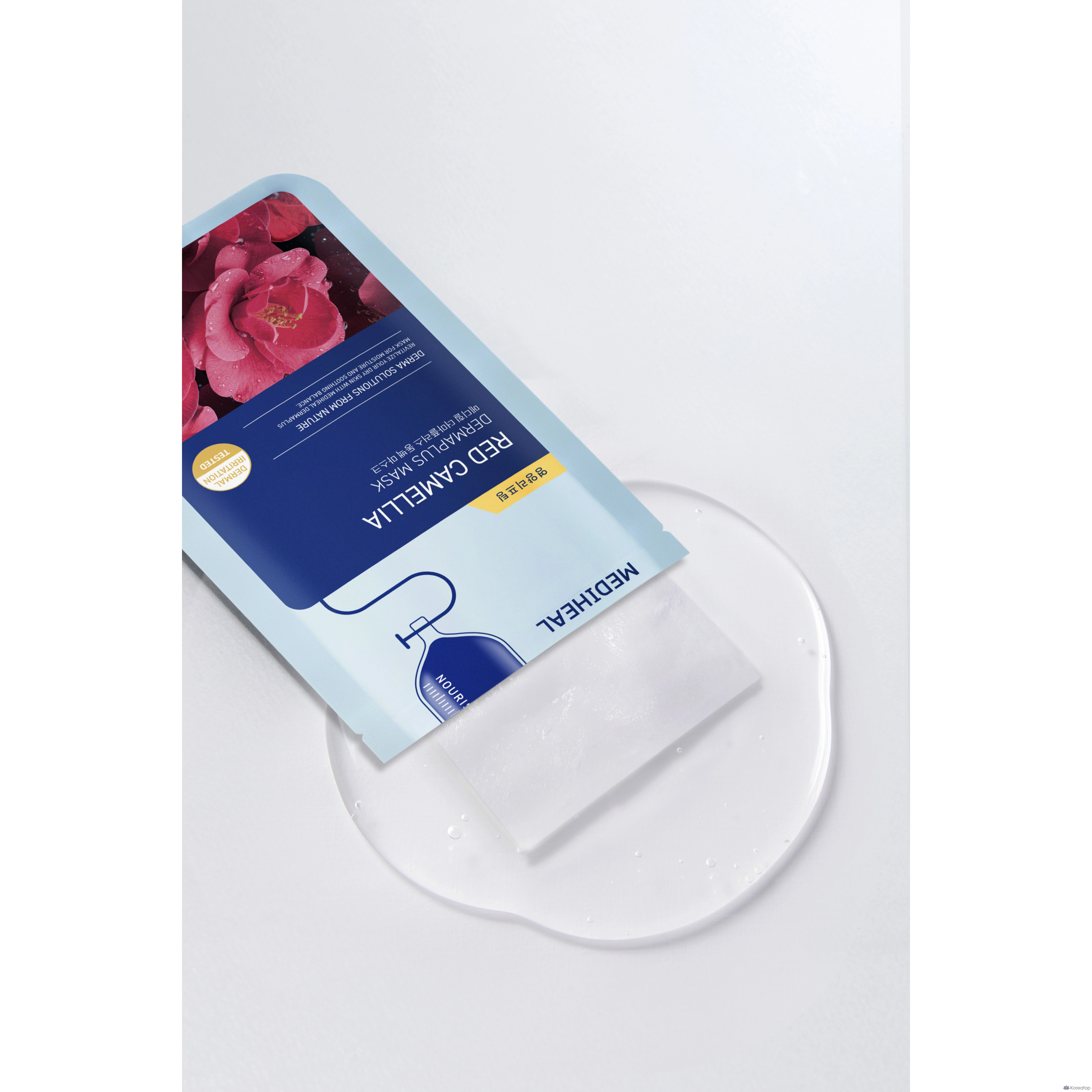 Тканевая маска для лица MEDIHEAL Dermaplus Camellia Mask, 50 шт., фото 4