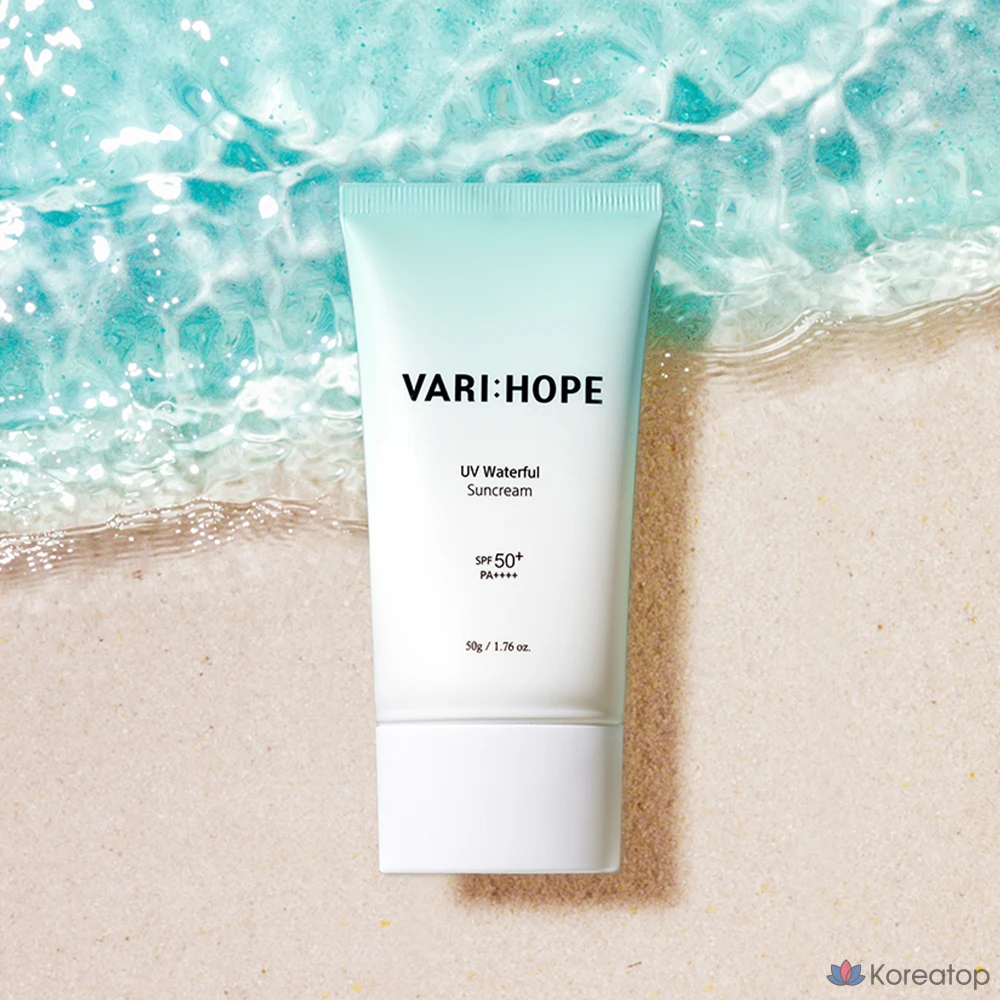 Солнцезащитный крем VARI:HOPE UV Waterfull SPF50+ PA++++, 50 г, 1 шт.