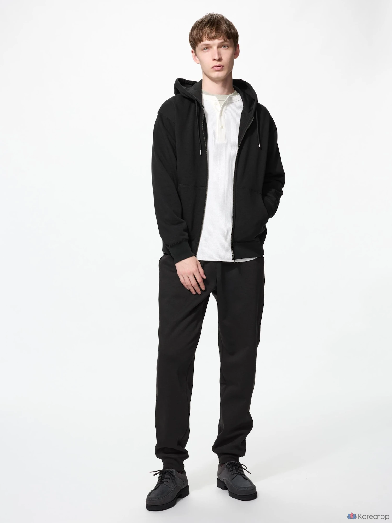 Брюки Uniqlo Warm Boa Sweatpants, удлиненная длина 73-79 см