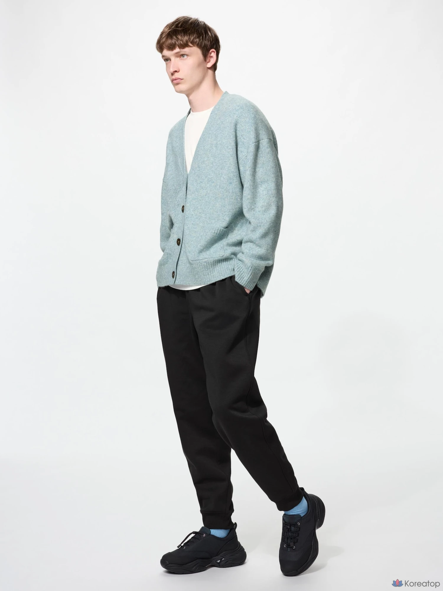 Спортивные брюки Uniqlo Warm Boa Sweatpants, длина штанины 70-76 см