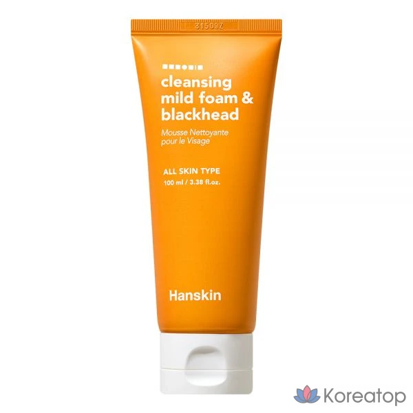 Очищающая пенка HANSKIN для лица и от черных точек, 100 мл, 1 шт.
