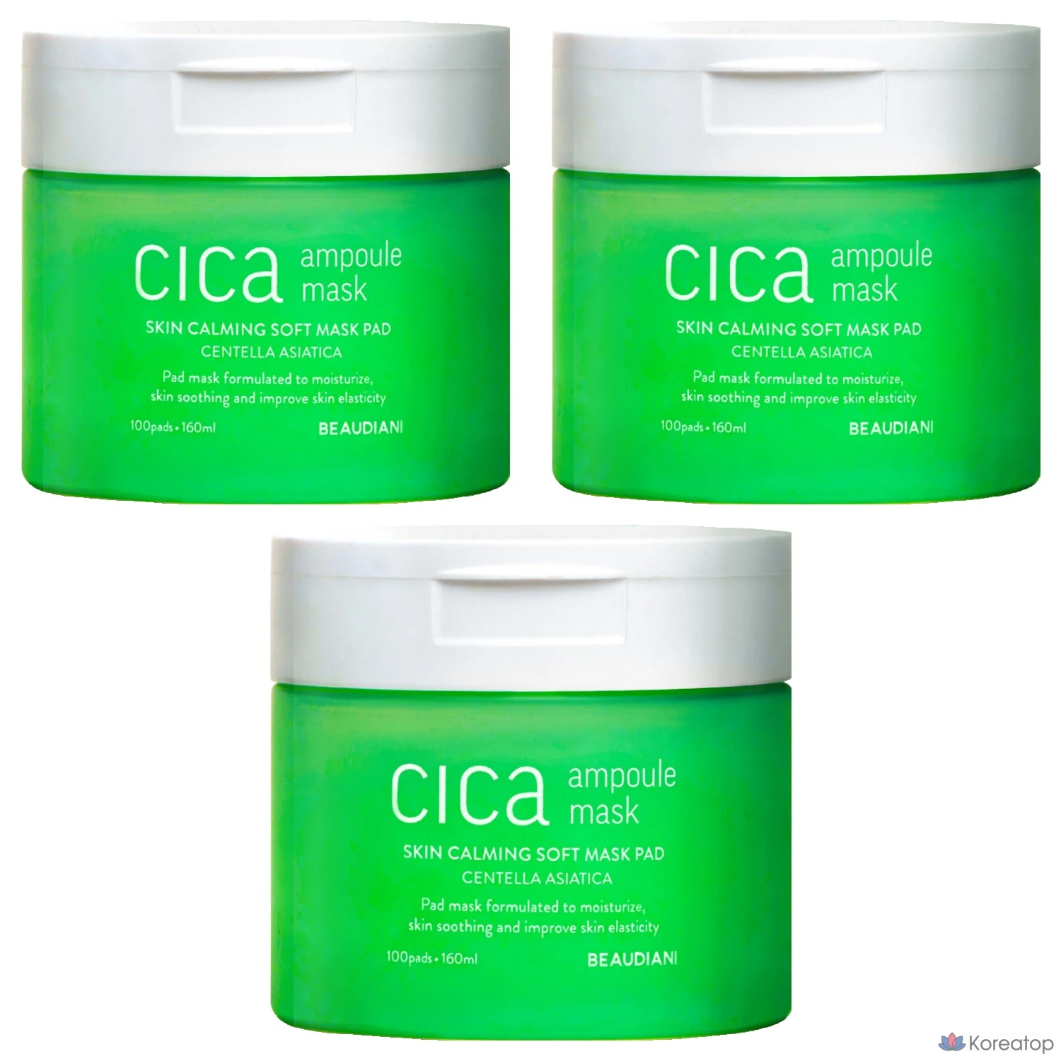 Beaudiani Cica Ампульная маска 160мл, 3шт, 100шт