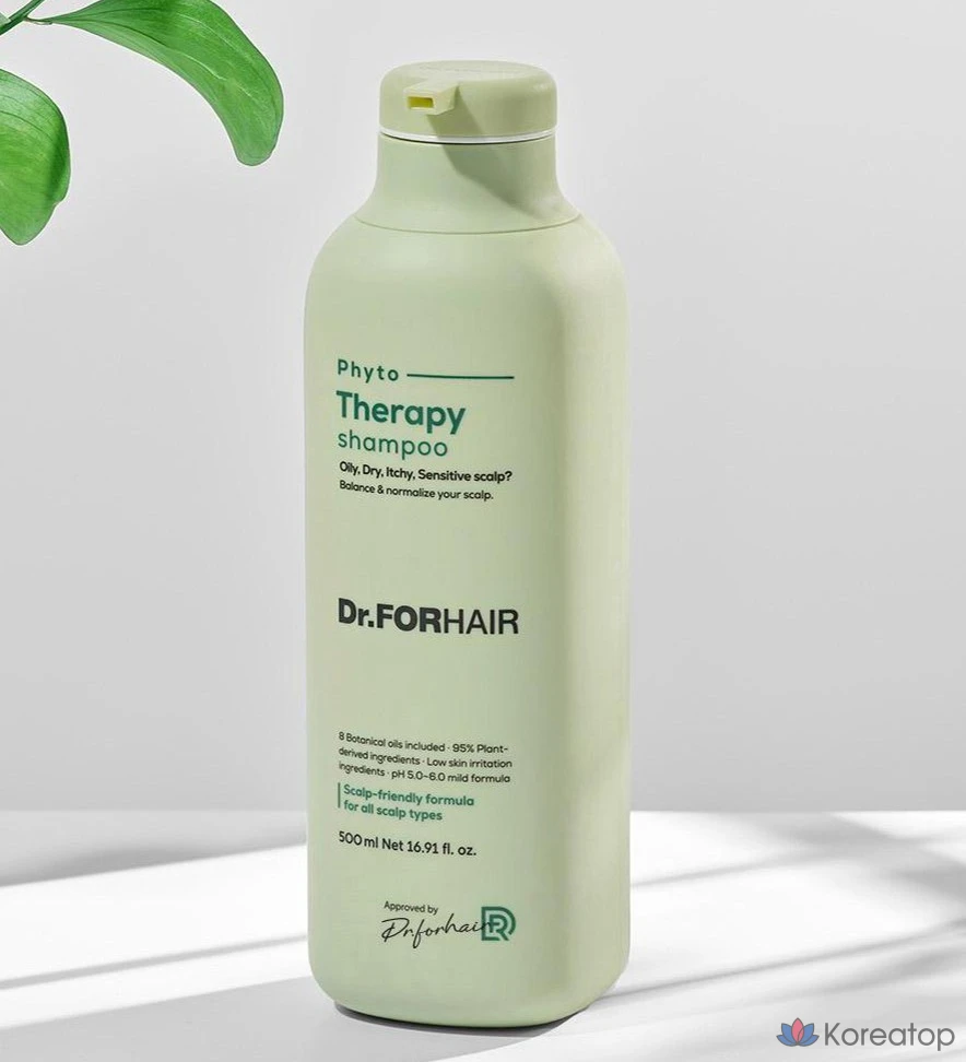 Мягкокислотный шампунь для кожи головы Doctor For Hair Phytotherapy, 1 шт., 500 мл