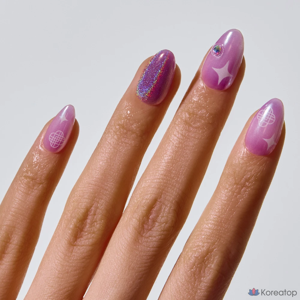 Гель-лак для ногтей Ohora Real Gel Tip, оттенок Crystal Aura, 1 шт., фото 4
