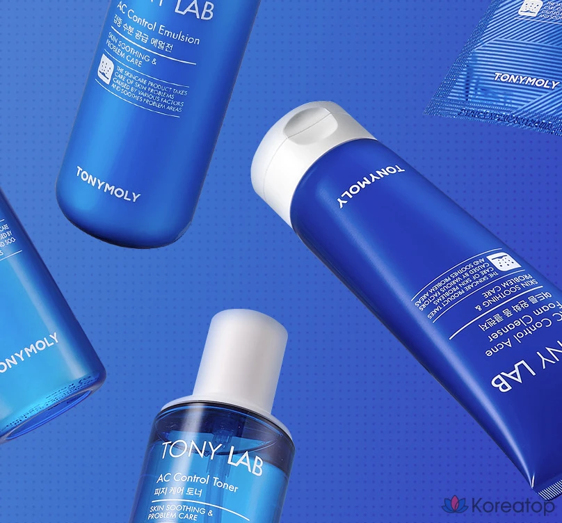 Набор средств по уходу за кожей Tony Moly Tony Lab AC Control, 2 предмета, 4 набора, фото 4