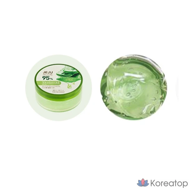 Успокаивающий гель с алоэ вера The Face Shop Fresh Jeju, 300 мл, 1 шт.