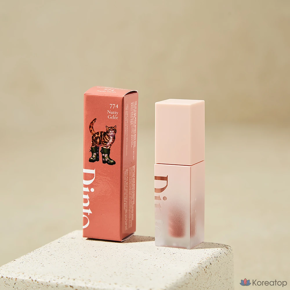 Тинт для губ Dinto Blur Jelly Plumping Lip Tint, 774 Nutty Jule, 3,5 г, 1 шт., фото 3