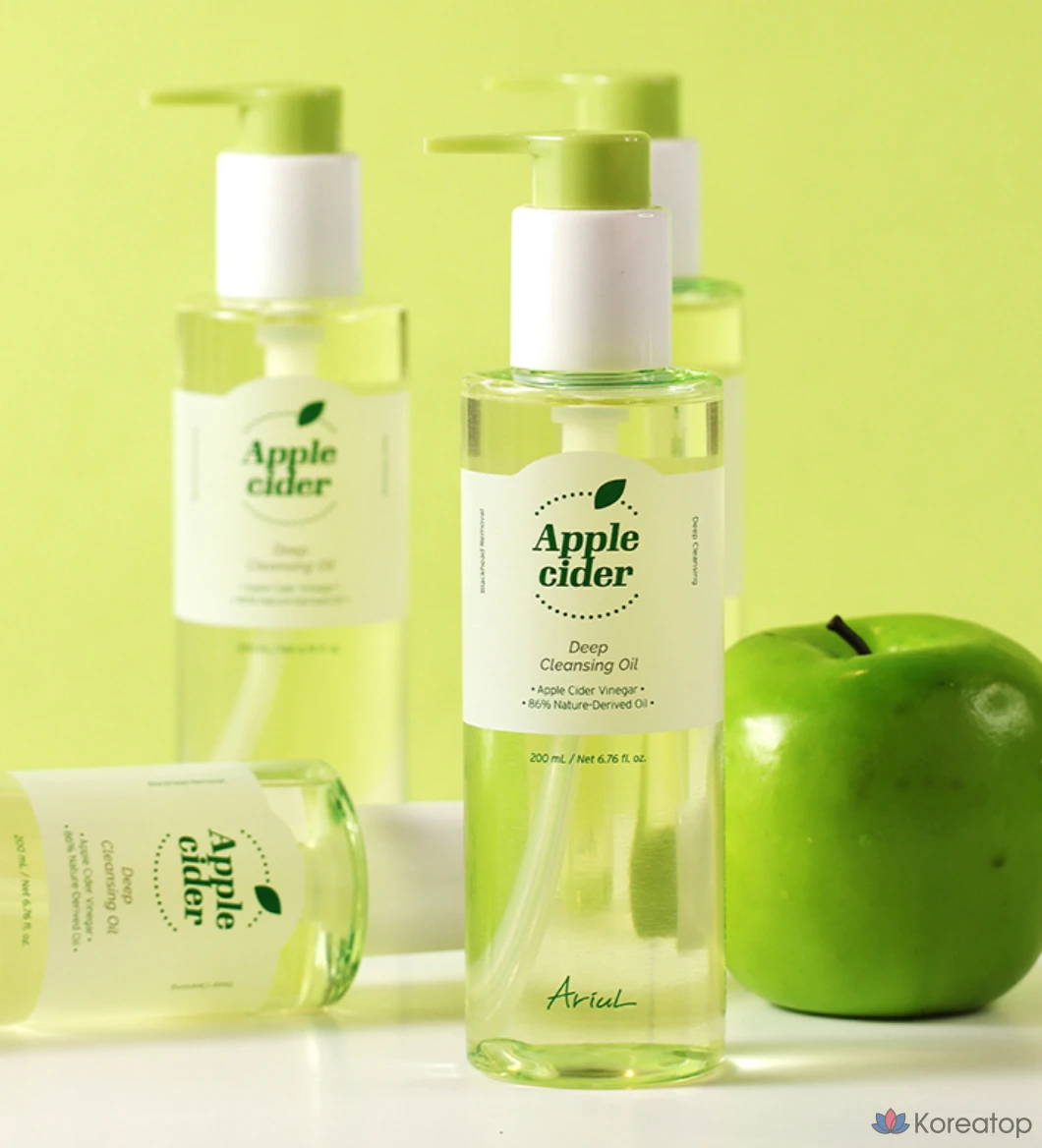 Очищающее масло для лица Ariel Vegan Apple Cider Deep Cleansing Oil, 200 мл, 1 шт.