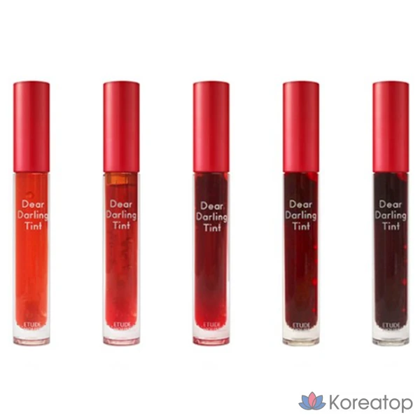 Etude House Dear Darling Water Gel Tint, 5 г, сливово-красный, 1 шт.