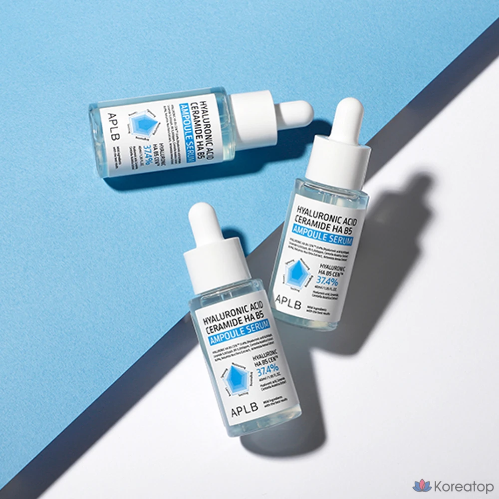 Сыворотка-ампула APLB с гиалуроновой кислотой, церамидом, ГК и витамином B5, 40 мл, 1 шт.