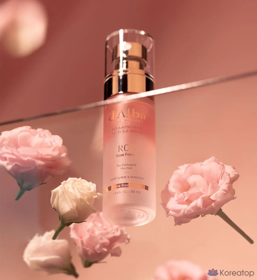 Восстанавливающая сыворотка для волос D'alba Professional с ароматом розы и фрезии, 50 мл, 1 шт., фото 4