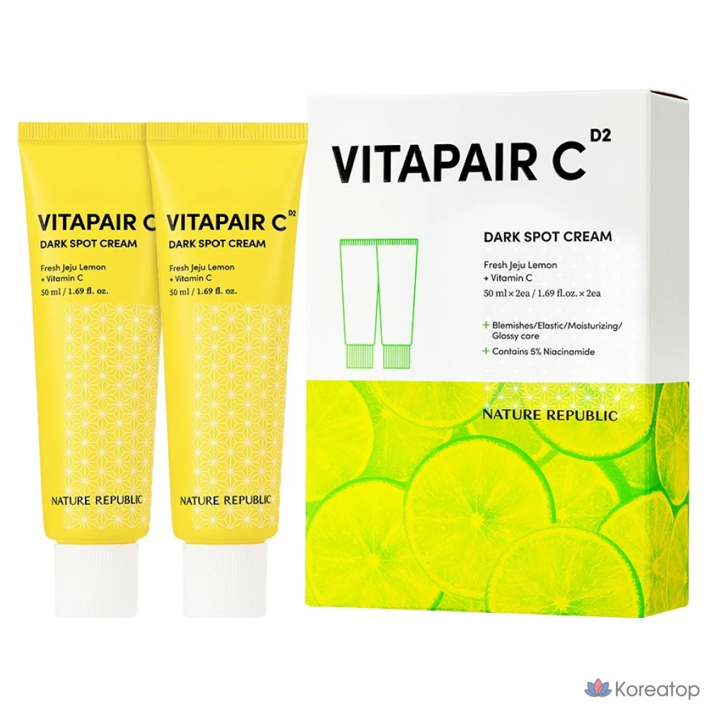 Крем от прыщей Nature Republic Vitapair C, 2 шт., 100 мл, 1 шт.