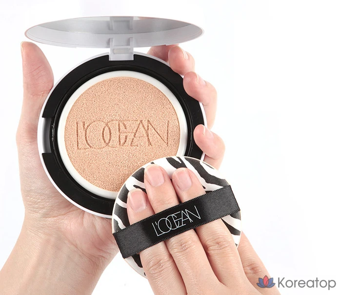 Тональный крем L'OCEAN Perfection Cushion Foundation, 25 г, № 23, цвет «Кафе латте», 1 шт., фото 4
