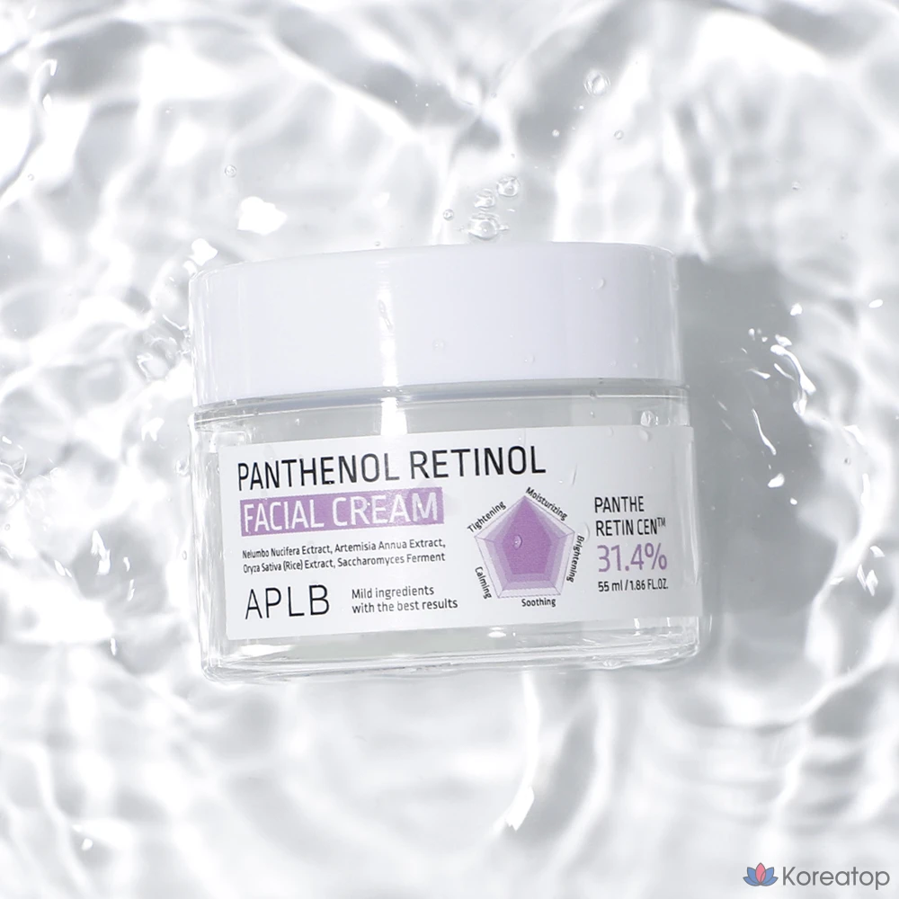 Крем для лица APLB с пантенолом и ретинолом, 55 мл, 1 шт.