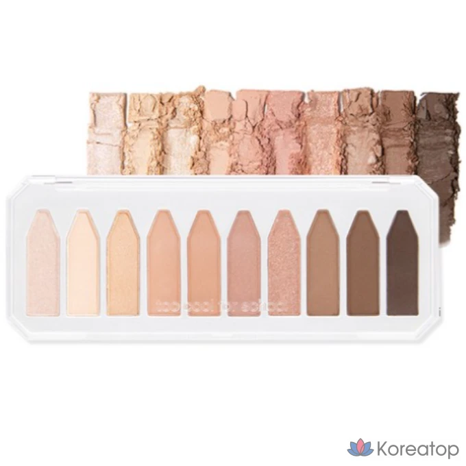 Палетка теней Too cool for school Frottage, 8,6 г, персиковый оттенок (№ 1), 1 шт.