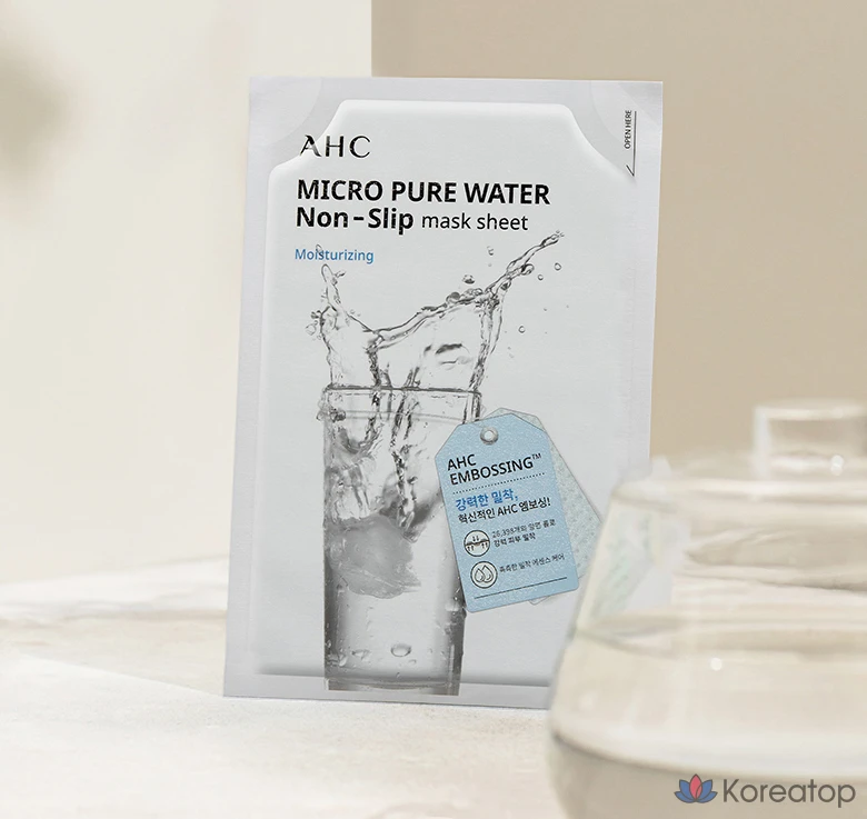 Маска-пленка AHC Micro Pure Water Adhesive Mask Sheet, 33 мл, 10 листов, 6 штук, фото 2